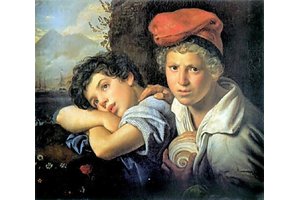 Неаполитанские мальчики-рыбаки. 1829